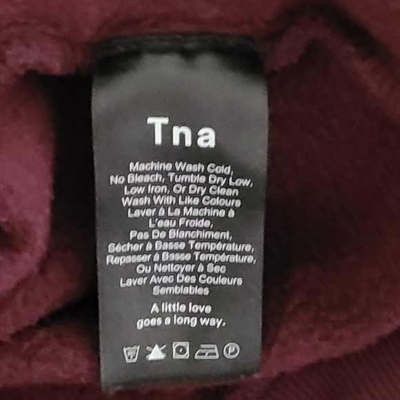 Aritzia TNA Cozy Fleece Perfect Crew Sweatshirt Women's Size XS - Picture 15 of 16